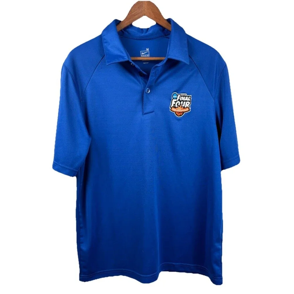 Mens Nike Fit-Dry 2010 NCAA Final Four Basketball Indianapolis Golf Polo Medium